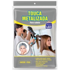 Touca metalizada termica c/1 pç  plast leo 619