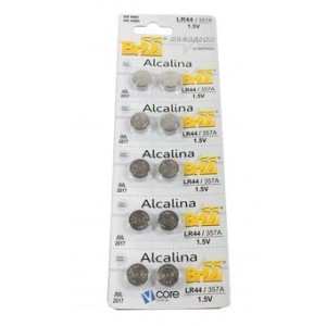 Pilha bateria lr44 cartela c/10pçs br55