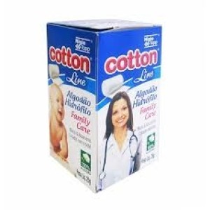 Algodão 25gr higie top family care pct c/10 caixinha cotton
