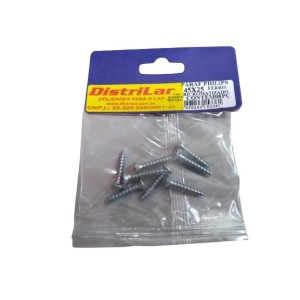 Parafuso  45x25 ferro bicromatizado philips c/8pcs pct c/6pçs districenter  336