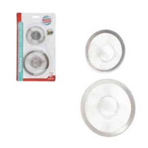 Protetor ralo p/pia inox cart c/2pçs  wx4853 bj5311