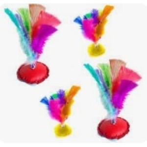 Brinquedo peteca colorida3999 192 c/1 pç alamandas