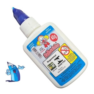 cola escolar 40gr c/3 pçs palhacinho