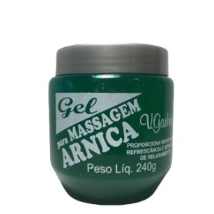 Gel massagem 240gr pote c/1pç arnica garbim