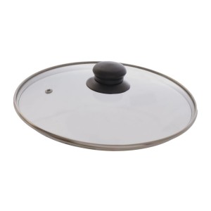 Tampa de vidro com puxador para panela 24cm TPA011