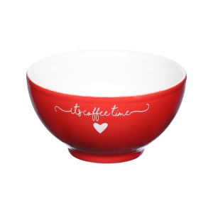 Bowl porcelana lamour vermelho 440ml c/1pç