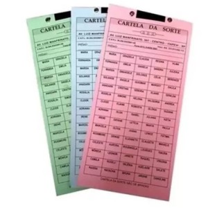 Rifa 100 nomes pct c/50 unidades barão da sorte