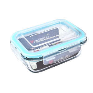 Pote Hermético Retangular  370ML GLP0012  PRATICASA