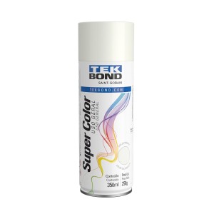 Tinta aerossol branco fosco supercolor c/1pç tek bond