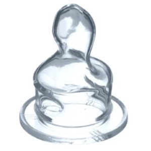 Bico mamadeira ortodontico (vm) silicone c/25 pçs pepeta 006