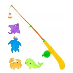 Brinquedo pescaria vara + 4 peixes tk-1225 mohnish