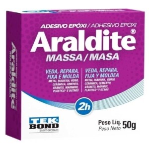 Massa epoxi araldite 50g c/1pç 1.089.85.000.50 tek bond