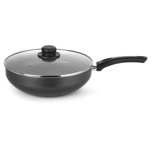 Frigideira wok 28cm com tampa 67828 multiflon
