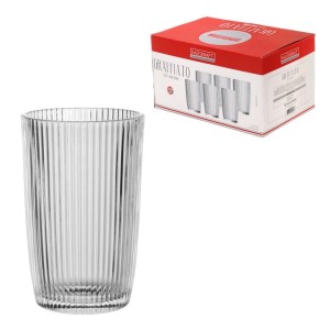 Copo long drink graffiato transparente 370ml 6 peças cplg062/tr