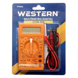 Multimetro digital c/bip c/1pç 979md western