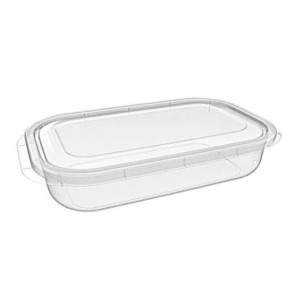 Pote  plastico retangular raso gg 3,2 lts c/tampa 303.012.001 c/1pç nitron