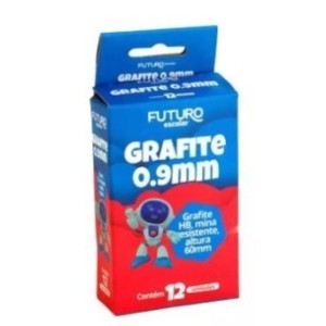 Grafite 0,9mm  fe102202 c/12 tubos futuro