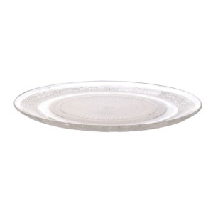 Prato raso de vidro 32.5cm pm3003 hauskraft